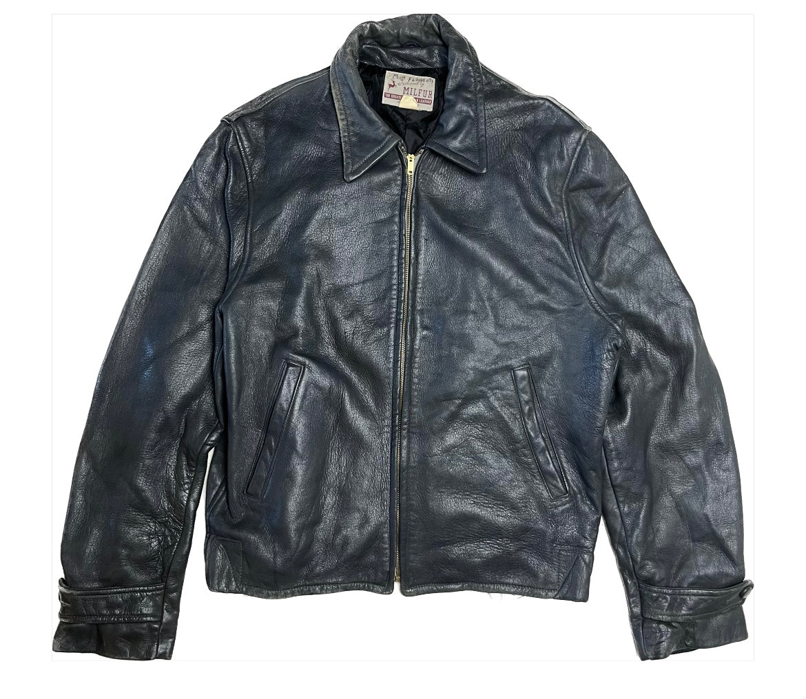 Vintage black leather jacket – Uncufffed
